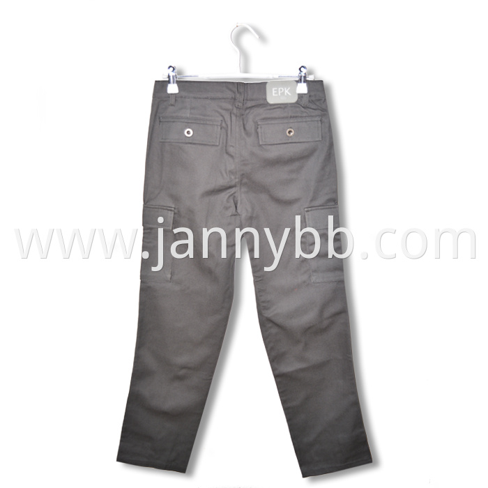 100% cotton cargo pants 